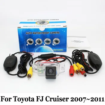 Pre Toyota FJ Cruiser 2007~2011 (Náhradné Koleso Na Dvere / RCA Drôt Alebo Bezdrôtového HD Široký Objektív Uhol CCD, Nočné Videnie parkovacia Kamera