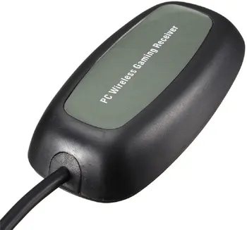 Pre Xbox 360 Gamepad PC Adaptér, Čierna USB Prijímač Podporuje Microsoft Wireless Xbox360 Controller