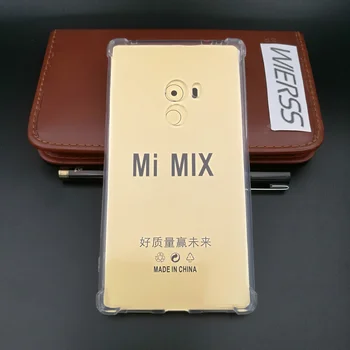 Pre Xiao Mi Mix 2 Transparentný Silikónový obal Pre Xiao Mi Mix 2s Pro 4 gb pamäťou 6GB 128 GB 64 GB 256 GB Proti klepaniu kryt Telefónu Prípadoch>