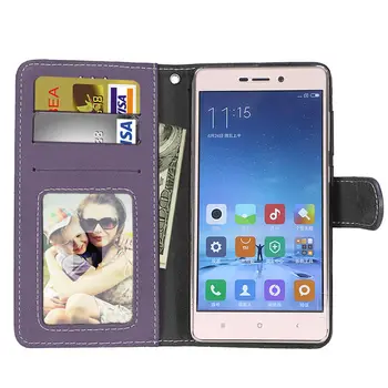 Pre Xiao Redmi 3s Prípade Matné PU Kože Flip Telefónu Tašky Pre Xiao Redmi 3s Ultra Tenké Business Peňaženky Telefón Taška puzdro