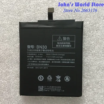 Pre Xiao Redmi 4A Batérie BN30 3120mAh Batérie pre Redrice 4A Hongmi 4A Batérie Batterie Bateria Akumulátor pre Inteligentné telefóny