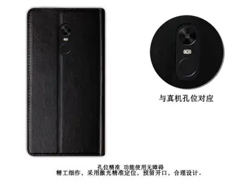 Pre Xiao Redmi Poznámka 4x puzdro pre Xiomi Redmi Poznámka 4 x ochranné puzdro flip pravej kože coque
