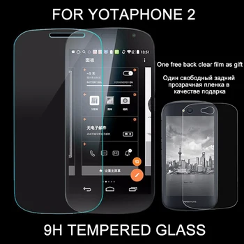 Pre YotaPhone 2 Tvrdeného Skla proti Výbuchu Screen Protector HD-Vysoká Kvalita Filmu 9H Silnú Ochranu pre Yota Telefón 2 Hotsale