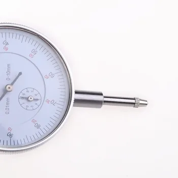Precízny Nástroj 0.01 mm Dial Indikátor Presnosti Measuruing Nástroj Dial Indikátor Rozchod 0-10 mm Meter Presné Concentricity Test