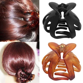 Predaj 1PC Vysoko Kvalitné Ženy Octopus Vlasy Pazúry Zakrivený Tvar Srdca Vlasy Klip Módne Vlasy Príslušenstvo