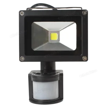 Predaj 20W PIR Infračervené Telo, Pohybový Senzor LED Flood Light Floodlight AC 85-265V Zelené/Modré Svetlo Vonkajšie LED Krajiny Lampa
