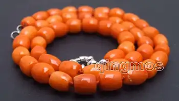 PREDAJ Krásne! 7-8 mm Hrubé Plátok Orange Vysoko kvalitné ORIGINÁLNE Prírodné Coral 18