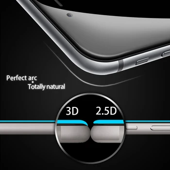 Premium HD Displej tvrdeného Ochranná fólia pre Samsung Galaxy S7 Tvrdeného Skla Úplné Pokrytie 3D Zakrivené Hrany screen Protector Film