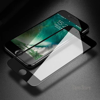 Premium Screen Protector Tvrdeného Skla Pre iPhone 7 3D Matné Mäkké Ochrany Úplné Pokrytie Sklo Fólia Pre iPhone 7 Plus