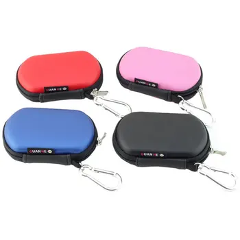 Prenosné Digitálne Gadget Cestovné Skladovanie Taška pre Slúchadlá, U Diskov, SD Karty, USB Dátový Kábel, Vodotesné Mini Oválne Puzdro s Hákom