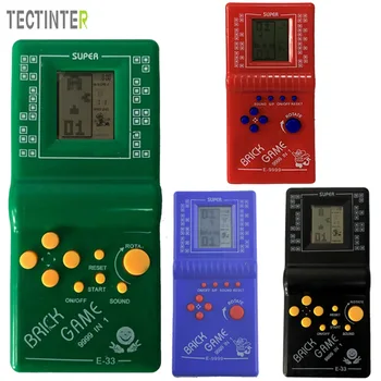 Prenosné hracie Hráčov Klasické Detstvo Tetris Ručné LCD displej, Elektronické Hry, Hračky, Vreckové Herné Konzoly
