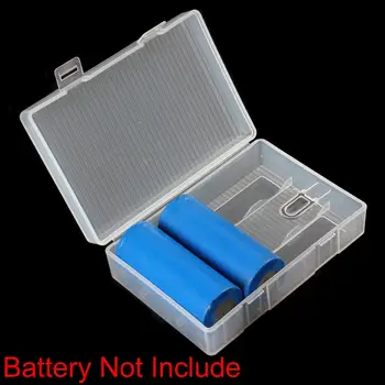 Prenosný Pevný Plastový Batérie Prípade Držiteľ Úložný Box na 4 x 26650 Batérie Kontajner Organizátor