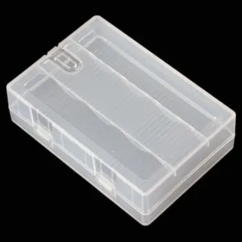 Prenosný Pevný Plastový Batérie Prípade Držiteľ Úložný Box na 4 x 26650 Batérie Kontajner Organizátor