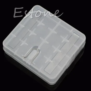 Prenosný Pevný Plastový Držiak Batérie Prípade Úložný Box na 4 x 18650 Batérie - L060 New horúce