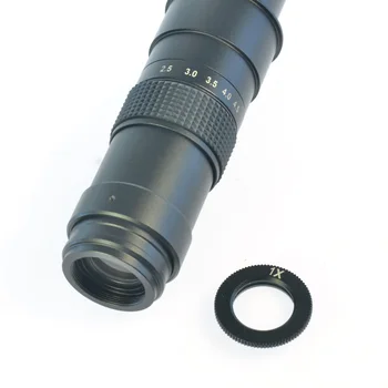 Priemyselné Mikroskopom Fotoaparát Cieľ Objektív 1X 180X Mikroskopom Objektív