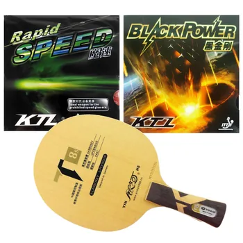 Pro Stolný Tenis Combo Raketa Galaxy YINHE T8s s KTL Rýchle Rýchlosti a BLACKPOWER Dlho Shakehand FL