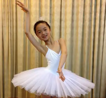 Profesionálne Balet Tutu White Swan Lake Tanečných Kostýmov, Palacinka Dievčatá Klasický Balet Tutu Trikot Baletné Šaty Pre Deti