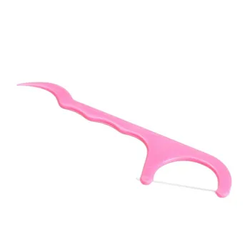 Profesionálne Biela+Ružová 50pcs Zubná Niť Medzizubná Kefka Zuby Stick Špáradlá Niť Vybrať starostlivosť o Zdravie zubov, Zubný Tipov