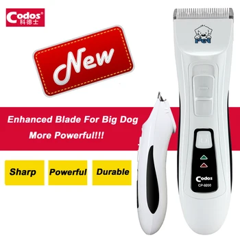 Profesionálne Codos CP9200 Pet Zastrihávač Nabíjateľná Psa Hair Clipper Elektrické Psa Pripraviť Účes Holiaci Stroj