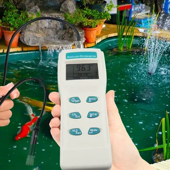 Profesionálne Digitálne Rozpusteného Kyslíka ROBIŤ Meter Tester 0~199.9% / 0~19,99 dolárov PPM / 0~19,99 dolárov mg/I Rozsah Teploty Čítanie