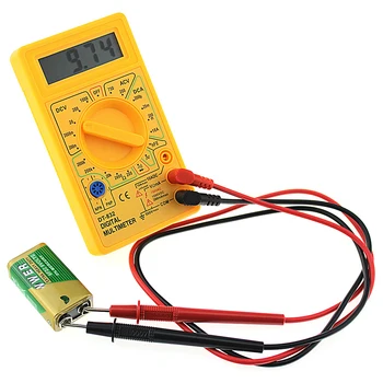 Profesionálne DT832 Digitálny Multimeter LCD DC AC Voltmeter Ammeter Ohm Tester L15