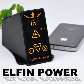 Profesionálne ELFIN Napájanie EP-2 Profesionálny Digitálny LCD Napájanie S Napájaním Kábla Zásobovania Tetovanie Stroj Doprava Zadarmo