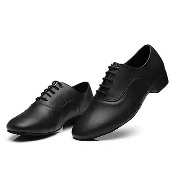 Profesionálne mužov moderné tanečné topánky, tenisky pre mužov mäkké pravej kože jediným valčík spoločenský tanec obuv muži tanečné tenisky