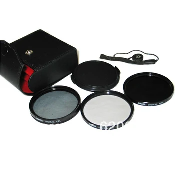 Profesionálny Filter 67mm Set Súprava Kruhového CPL ŽÚ4 UV filter +filter prípade,+kryt objektívu PRE NIKON 67 mm