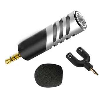 Profesionálny Mikrofón Super malej veľkosti otočná R1 Mini Chladič Mikrofón Mobilný Telefón Microfone Záznam pre hovoriť záznam stretnutia
