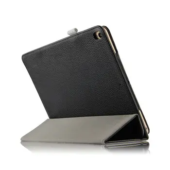 Prípade hovädzej kože Pre iPad Pro 10.5 palcový Nové 2017 Ochranné puzdro Smart Cover pravej Kože Tablet Apple ipad pro10.5 Prípad Protector
