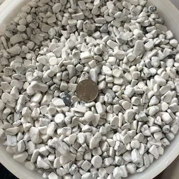 Prírodná Biela tyrkysové Crystal štrku minerálne očistiť degaussing akvárium Okrasné odber geologických Vyučovania