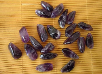 Prírodné ametyst nunatak Fialová nunatak crystal kameň prívesok 20pcs/veľa veľkoobchod