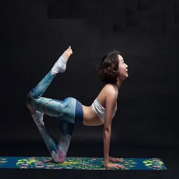 Prírodný Kaučuk Životného Prostredia Semiš Textílie Pohodlné Yog Non-Slip Schudnúť Cvičenie Mat Fitness Začiatočníkov Yoga Mat
