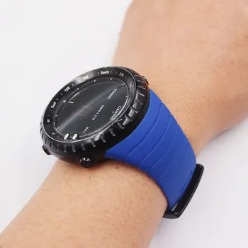 Príslušenstvo hodinky pre SUOTOTOUNO core série core farba silikónového kaučuku popruh