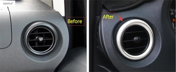 Príslušenstvo Pre Mercedes-Benz Vito W447 2016 2017 Strane Klimatizácia AC Zásuvky Prieduch Modelárskeho Krúžku Kryt Auta Výbava