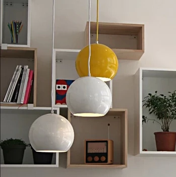Prívesok lampy moderný minimalistický dizajn lampy prívesok osvetlenie Polkruhová droplight Hliníka pre jedálne, Reštaurácie