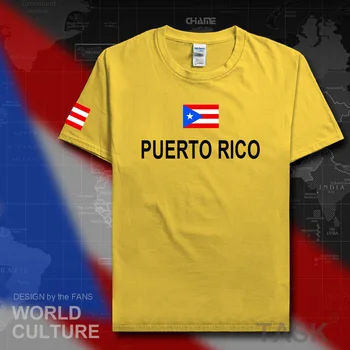 Puerto Rico mužov tričko fashion 2017 jersey národ tímu bavlna tričko oblečenie tees krajiny športových telocvične Rican PRI PR