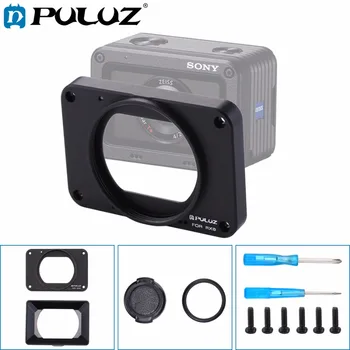 PULUZ pre Sony RX0 Hliníkovej Zliatiny Predný Panel+37mm UV Filter, Objektív+Objektív Slnečník s Skrutky a Scr Pre Sony RX0 Príslušenstvo