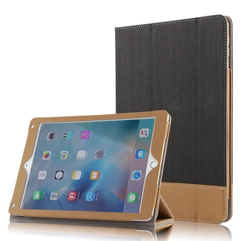 Puzdro Pre Apple iPad Vzduchu 2 Ochranné puzdro Smart cover With Stand Karty Faux Kožené smar Chránič Pre iPad6 Tablet 9.7