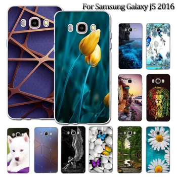 Puzdro pre Samsung J5 2016 Prípade Vzor Kryt Pre Samsung Galaxy J5 2016 Kryt 3D TPU Mäkké Silikónové pre Samsung Galaxy J5 J510F