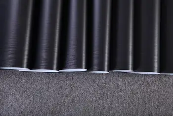 Pvc nepremokavé tapety skriňa nábytok Samolepky na Stenu kuchynské skrinky dvere interiéru Čierne drevo nálepky 45CMX5M