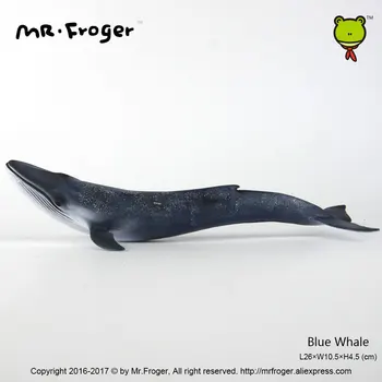 Pán Froger Kuvika Modrá Veľryba Hračka Simulácia Statické Sibbald je Rorqual Sea Life Klasické Hračky Pre Deti Animal Model Kolekcie