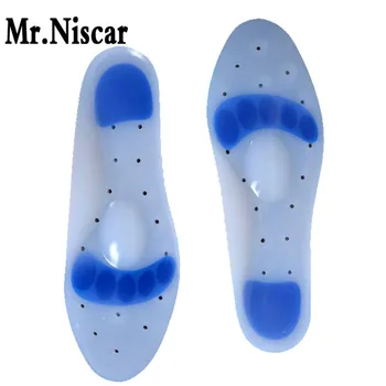 Pán Niscar 1 Pár Protetických Silikónové Obuvi Pad Zreko Ploché Nohy Arch Support vložky ortopedické Potu-Absorpčných vložky