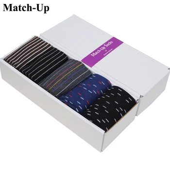 Pánske darčeka Business Česanej bavlny ponožky NÁM Veľkosť(7.5-12) (5 párov / box)