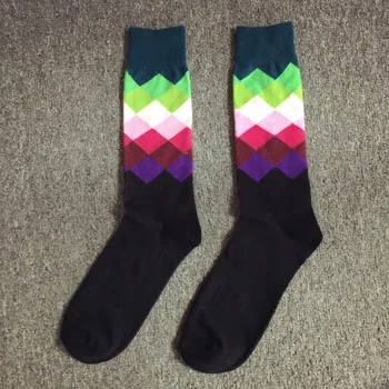 Pánske ponožky Chao ponožky štýl ponožky sub gradient farba čistej bavlny mužov v tube