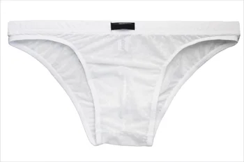 Pánská bielizeň sexy čipka spodná bielizeň, nohavičky U vypuklé muž nízky nárast transparentné bielizeň tela