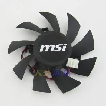 Pôvodná grafická karta chladiaci ventilátor pre MSI R4830 R4850 N9600GT N9600GSO T128015SL 12V 0.19 A