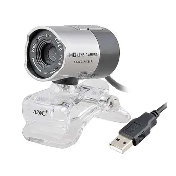 Pôvodné ANC Web Kamera, PC Počítač Nočné Videnie, Webkamera USB Zadarmo Ovládač HD Kamera S Mikrofónom Web Cam Webkameru