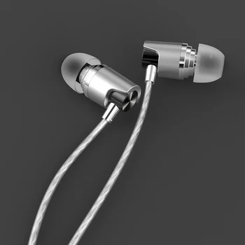 Pôvodné DZAT DR-20 Stereo v uchu kovové slúchadlá super bass slúchadlá HiFi slúchadlá s mikrofónom pre iphone