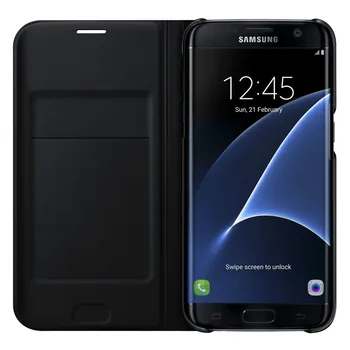 Pôvodné Flip Kožené Telefón puzdro pre Samsung Galaxy S9 s8 S9 Plus s7 okraji Coque A3 A5 A7 J1J5 J7 Prime Zadný Kryt Slotu Karty Capa